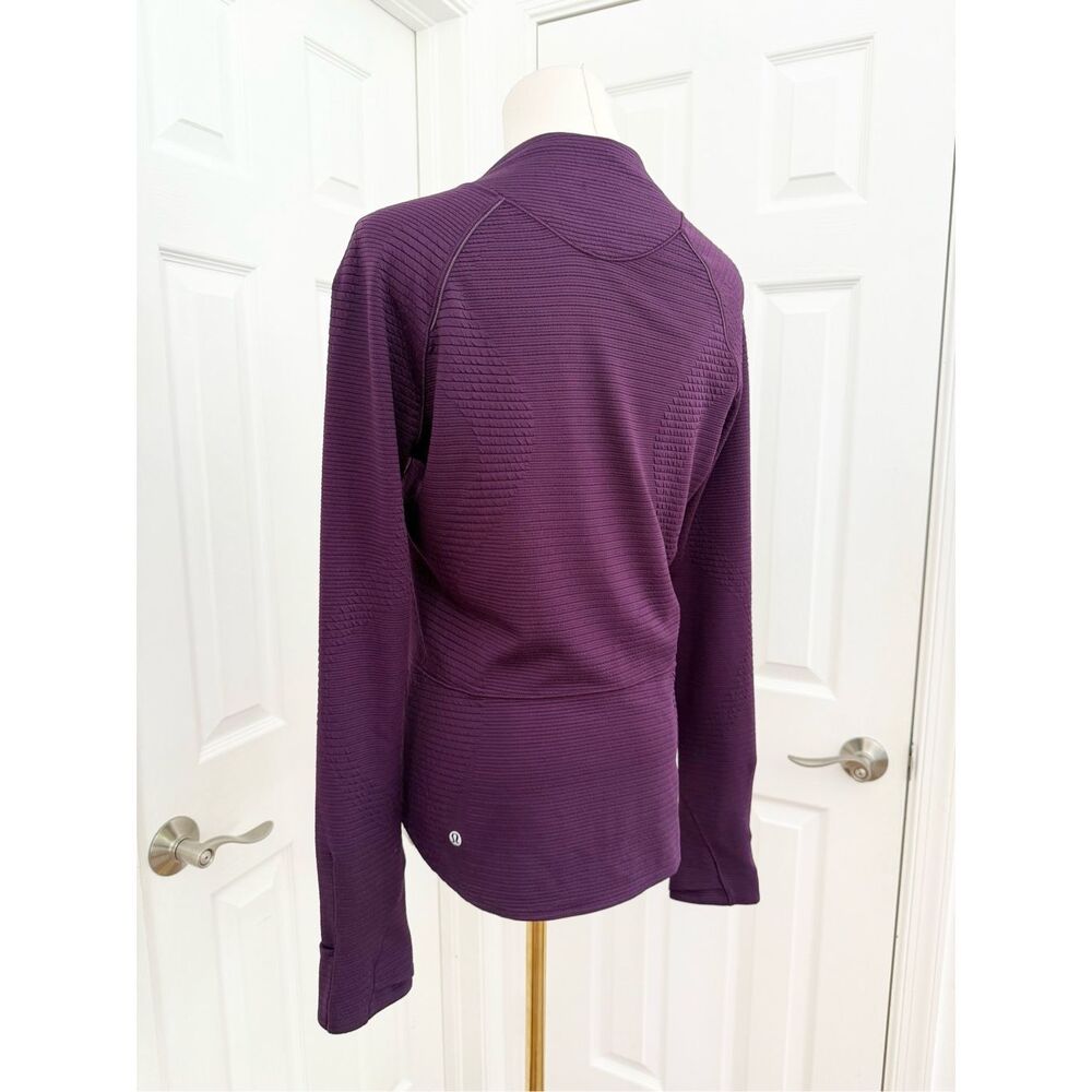 Lululemon Ventscape Long-Sleeve Shirt Dramatic Magenta Half Zip Pullover 8 - Picture 3 of 5